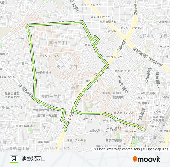 池83 Bus Line Map