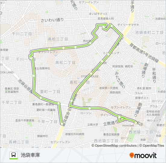 池84 Route Schedules Stops Maps 池袋車庫 Updated