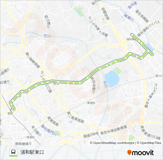 浦02 Bus Line Map