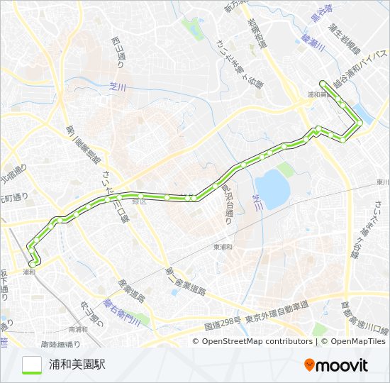 浦02 bus Line Map