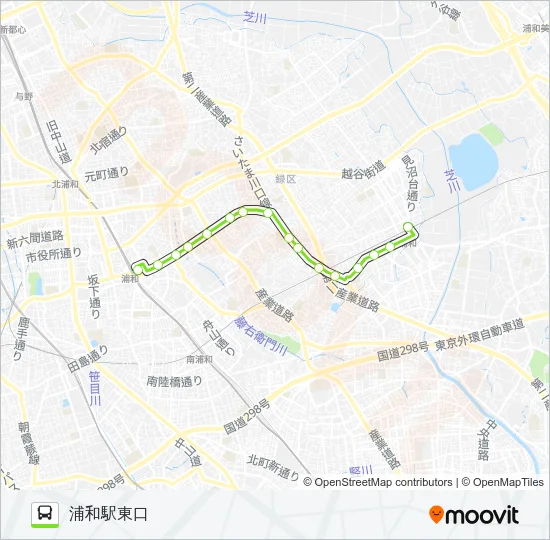 浦04 Bus Line Map
