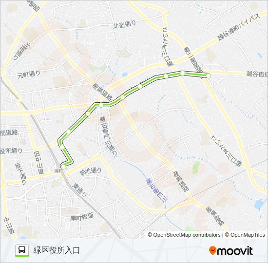 浦06 bus Line Map