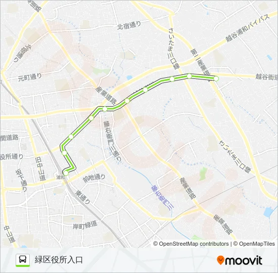 浦06 バスの路線図