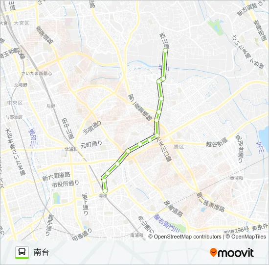 浦08 Bus Line Map