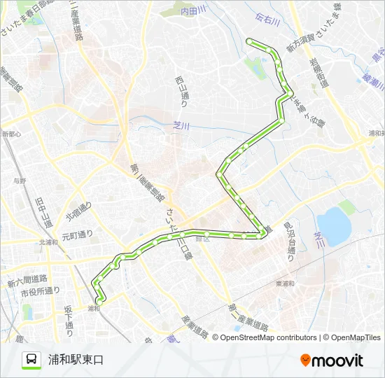 浦90 Bus Line Map