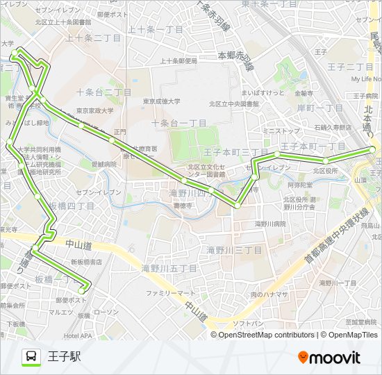 王22 Bus Line Map
