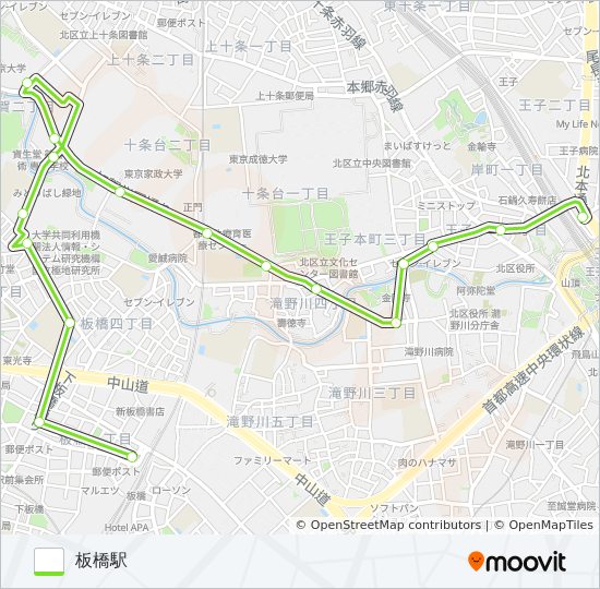 王22 bus Line Map