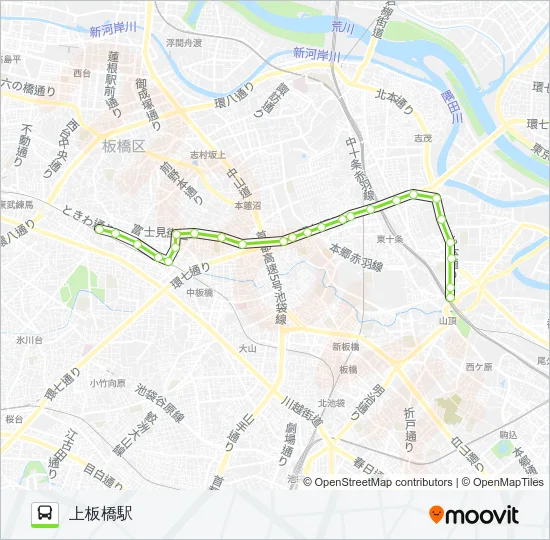 王54 Bus Line Map