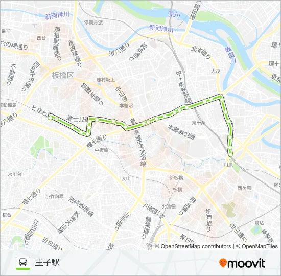 王54 Bus Line Map