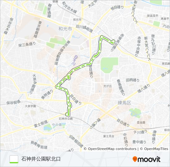 石02 bus Line Map