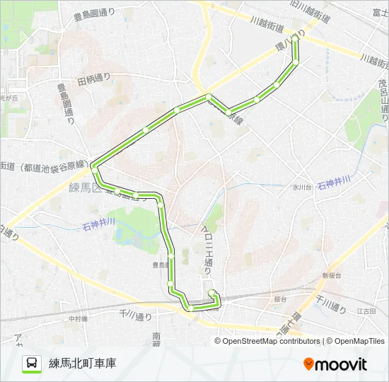 練95 Bus Line Map