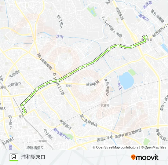 美01 バスの路線図