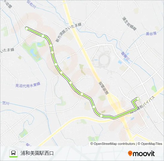美80 Bus Line Map