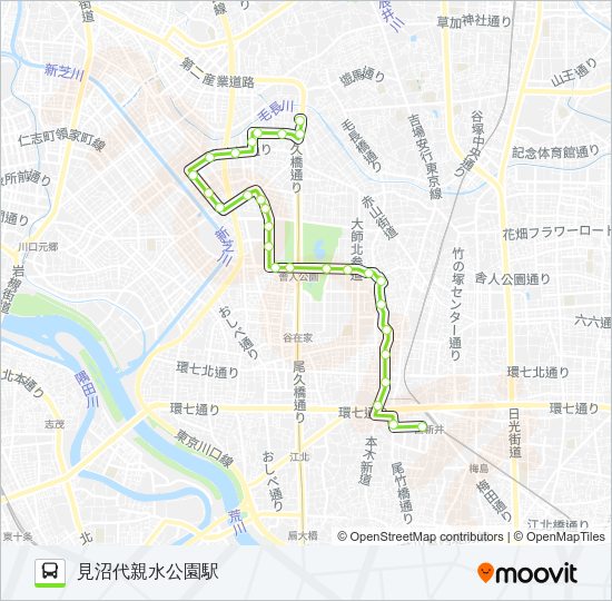 西11 Bus Line Map