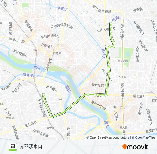 赤26 バスの路線図