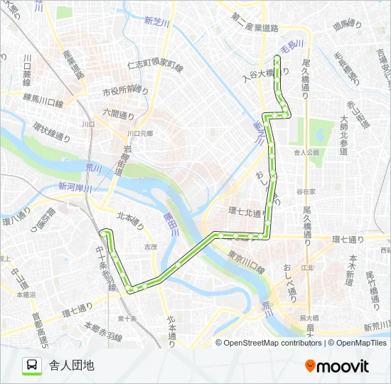 赤26 Bus Line Map