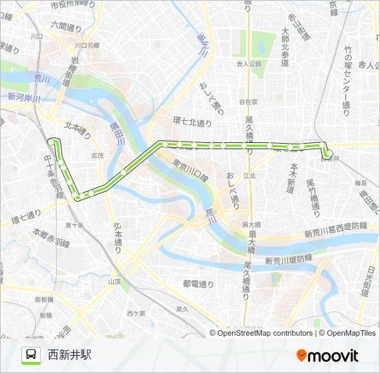 赤27 Bus Line Map