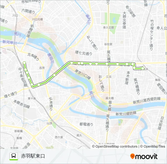 赤27 Bus Line Map