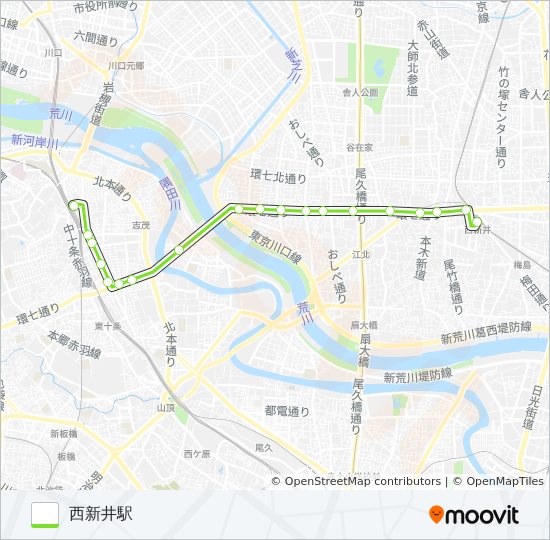 赤27 バスの路線図