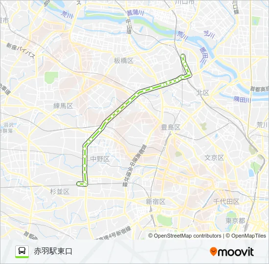 赤31 バスの路線図