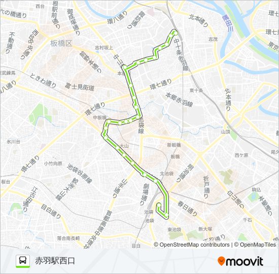 赤51 バスの路線図