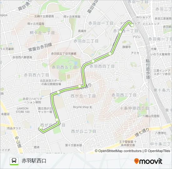 赤80 バスの路線図