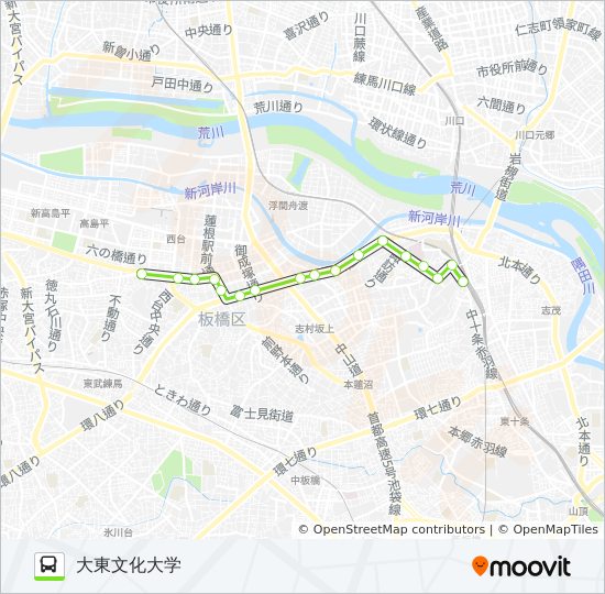 赤84 bus Line Map