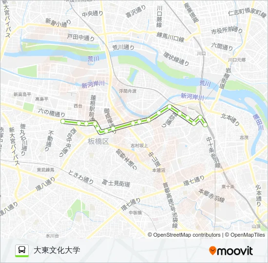 赤84 バスの路線図