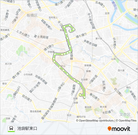 赤97 bus Line Map