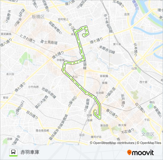 赤97 bus Line Map