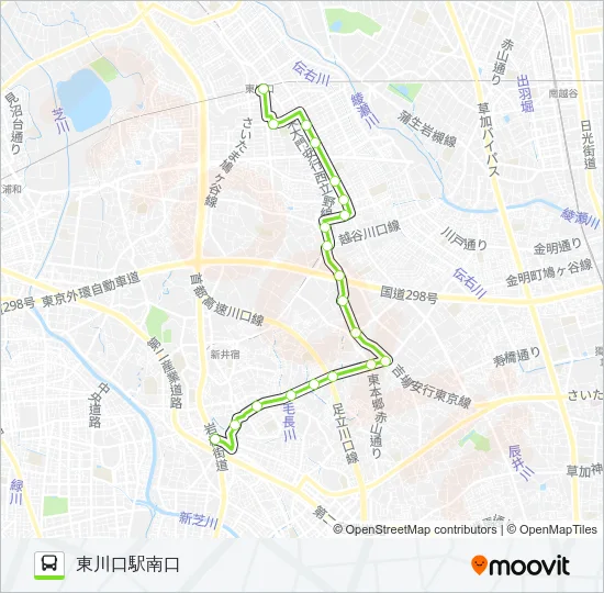 鳩05 バスの路線図