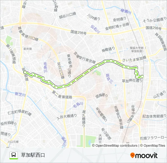 鳩06 バスの路線図