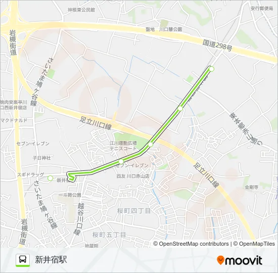 鳩80 Bus Line Map