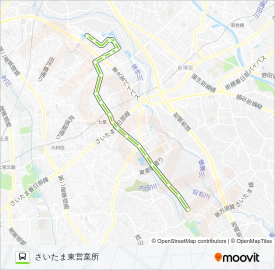 七里01 Bus Line Map