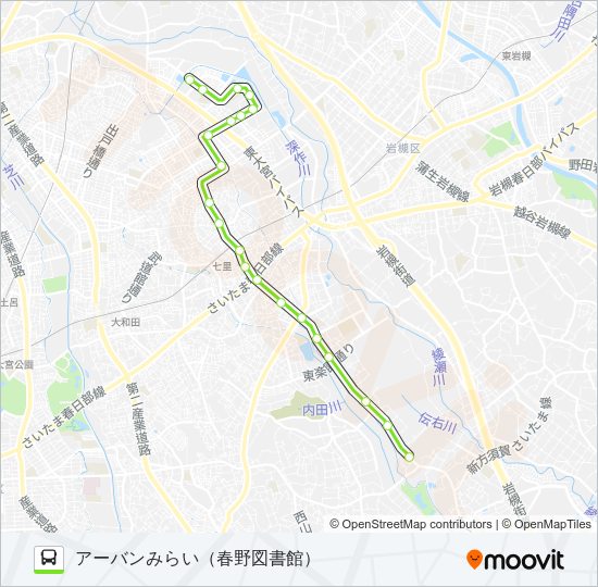 七里01 Bus Line Map