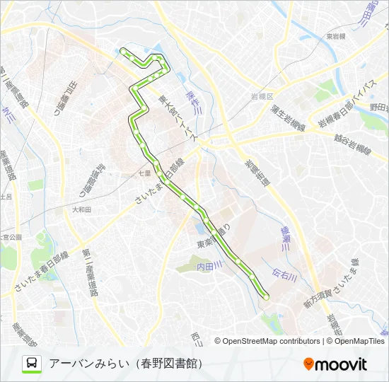 七里01 Bus Line Map