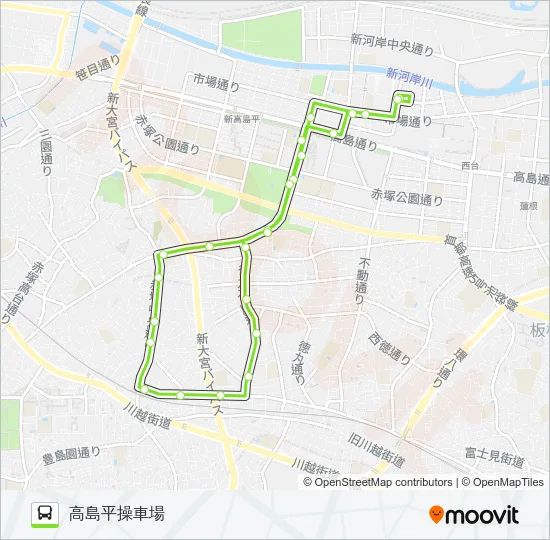 下赤03 バスの路線図