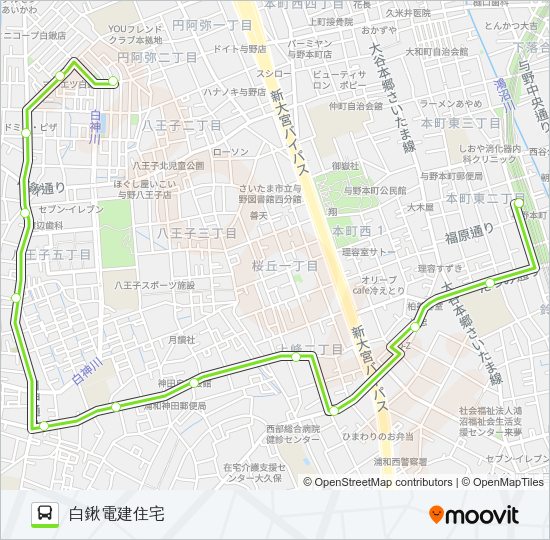 与本04 Bus Line Map