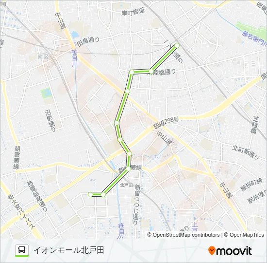 南浦01 Bus Line Map
