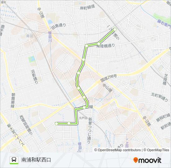 南浦01 Bus Line Map