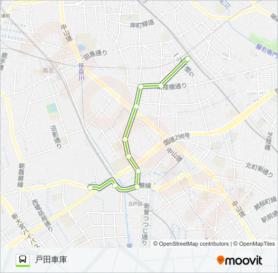 南浦07 Bus Line Map