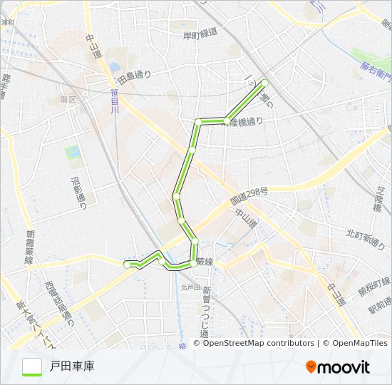 南浦07 bus Line Map