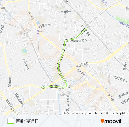 南浦07 bus Line Map