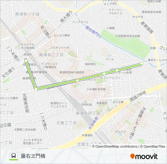南浦12 Bus Line Map