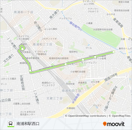 南浦12 bus Line Map