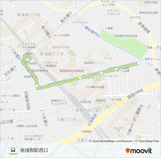 南浦12 バスの路線図