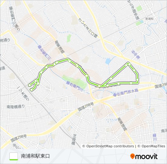 南浦55 bus Line Map