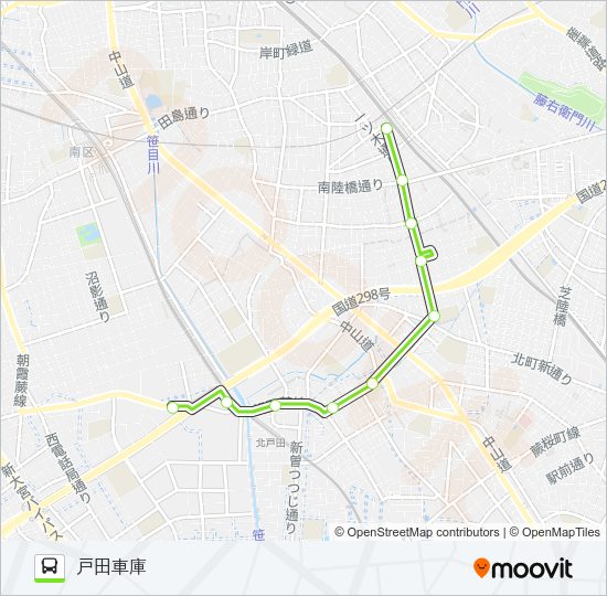 南浦84 Bus Line Map