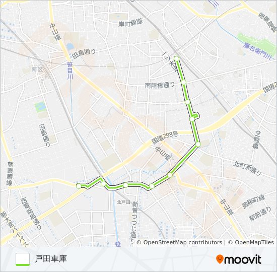 南浦84 bus Line Map