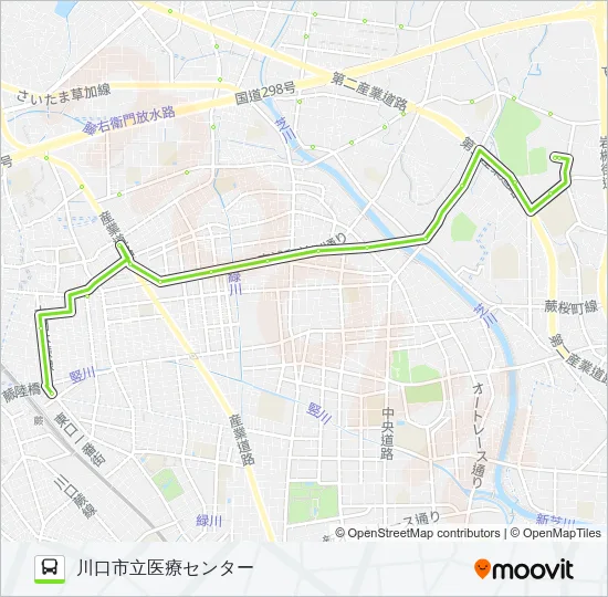 川口03 Bus Line Map